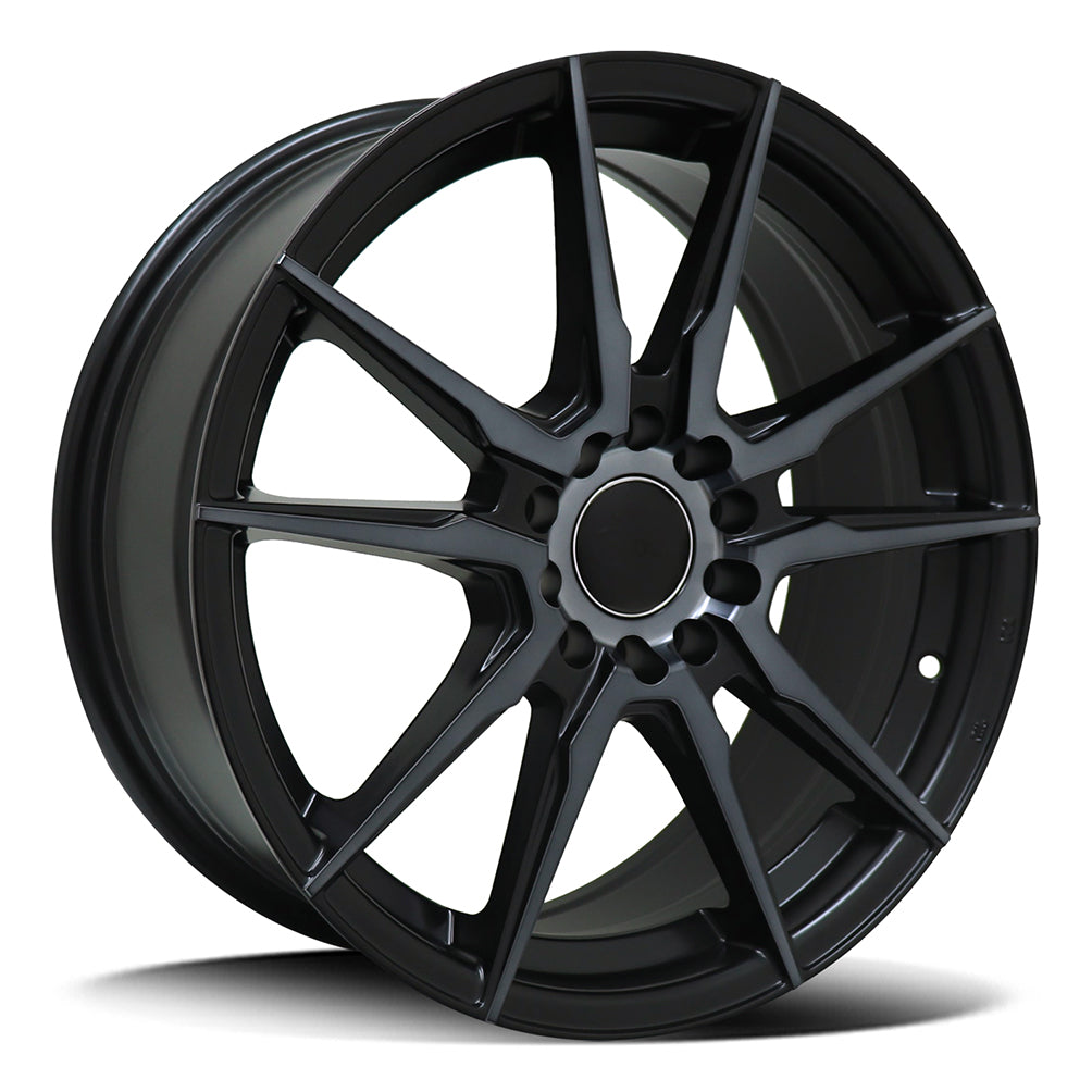 DTM Indigo Satin Black Oil Face