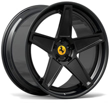 Load image into Gallery viewer, DTM Forged Series F52 Satin Black Gloss Black Lip