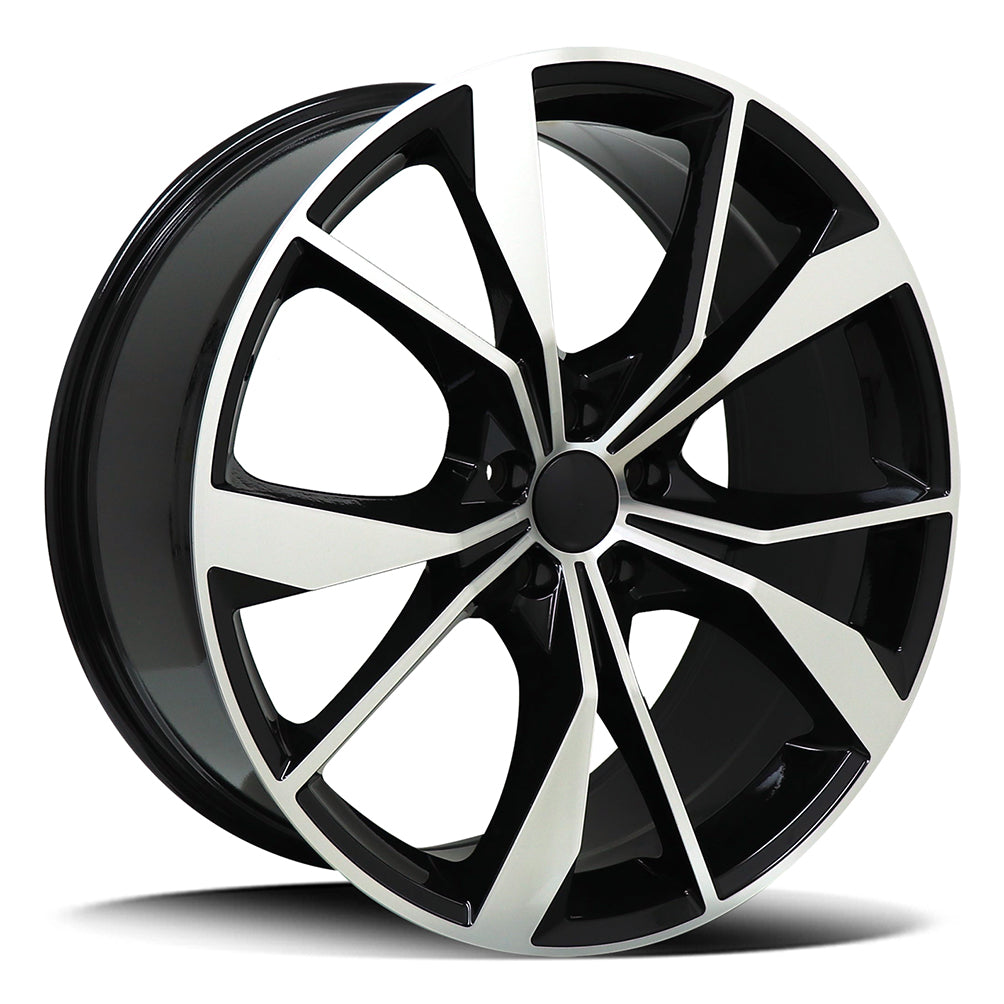 Replica Vw Black Machined Face