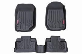 Floor Mats FR & RR 4 Door Jeep Wrangler Unlimited 2WD/4WD (2007-2013)
