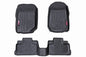Floor Mats FR & RR 4 Door Jeep Wrangler Unlimited 2WD/4WD (2007-2013)