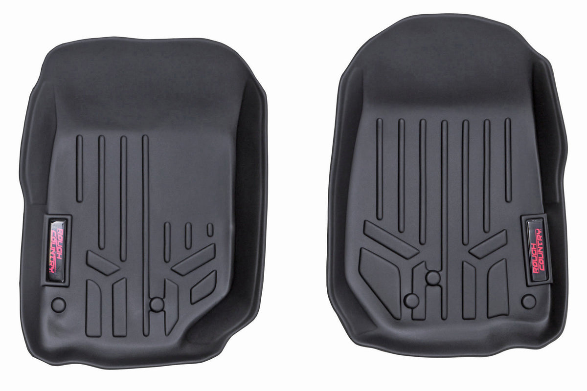 Floor Mats Front 4 Door Jeep Wrangler Unlimited 2WD/4WD (2007-2013 ...