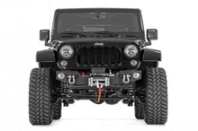 Load image into Gallery viewer, Hybrid Stubby Winch Bumper with fog mounts 07-17 JK Wrangler