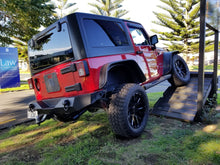 Load image into Gallery viewer, 2007–2018 Jeep Wrangler JK Flat Style Fender Flares – Matte Black