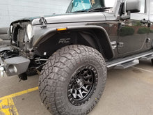 Load image into Gallery viewer, 2007–2018 Jeep Wrangler JK Flat Style Fender Flares – Matte Black
