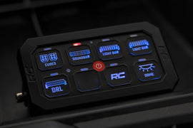 Bluetooth 8 Gang Switch Panel RGB Backlit Buttons Multifunction Modes