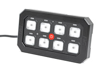 Load image into Gallery viewer, Bluetooth 8 Gang Switch Panel RGB Backlit Buttons Multifunction Modes