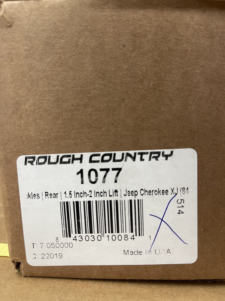 Lift Shackles Rear 1.5 Inch-2 Inch Lift Jeep Cherokee XJ 2WD/4WD (84-01)