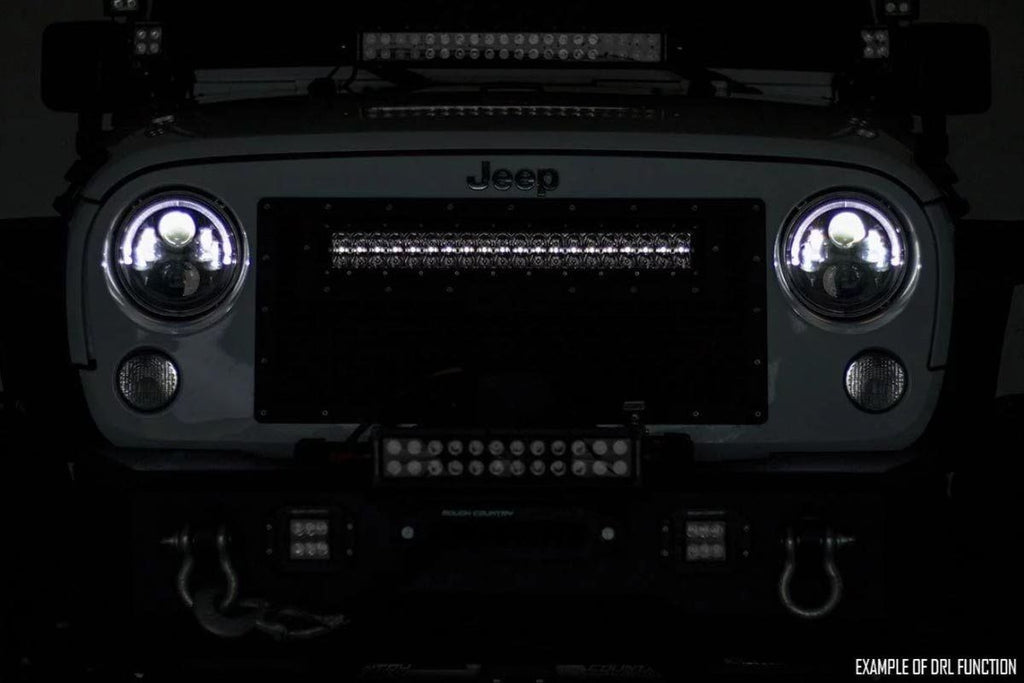 50 Inch Black Series LED Light Bar Curved Dual Row Cool White DRL