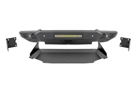 High Clearance Front Bumper LED Lights & Skid Plate Ram 1500 (19-24)