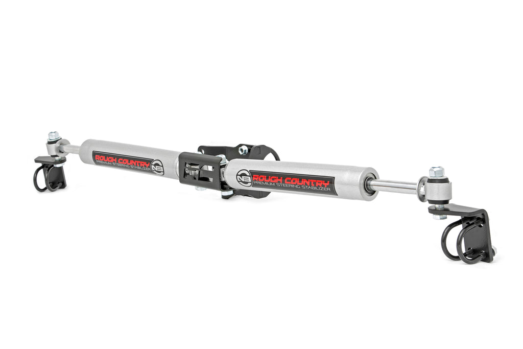 N3 Steering Stabilizer Dual 2.5-8 Inch Lift Jeep Gladiator JT/Wrangler JL (18-26)