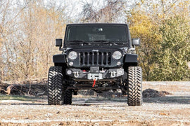 Hybrid Stubby Winch Bumper with fog mounts 07-17 JK Wrangler