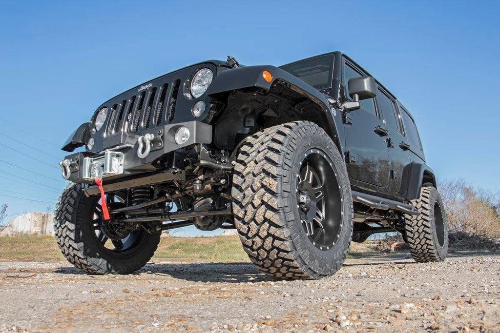 Hybrid Stubby Winch Bumper with fog mounts 07-17 JK Wrangler