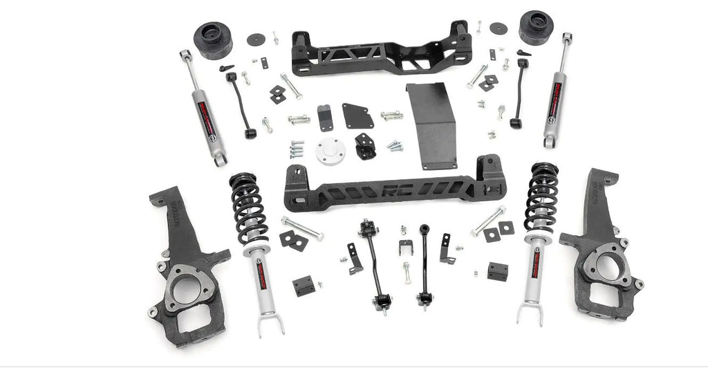Rough Country 4" Liftkit Dodge RAM LIFT KIT 12-23 1500 4WD Loaded Struts