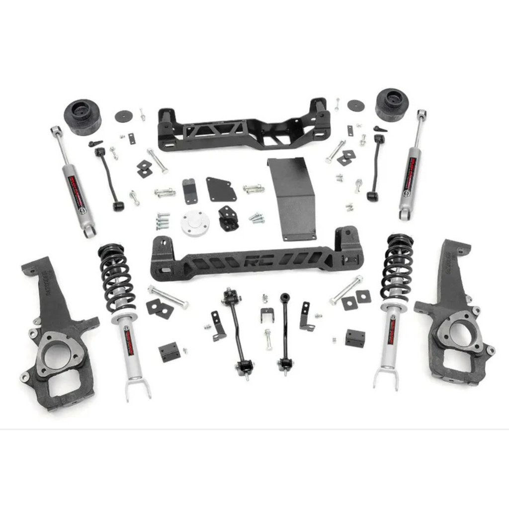 Rough Country 4" Liftkit Dodge RAM LIFT KIT 12-23 1500 4WD Loaded Struts