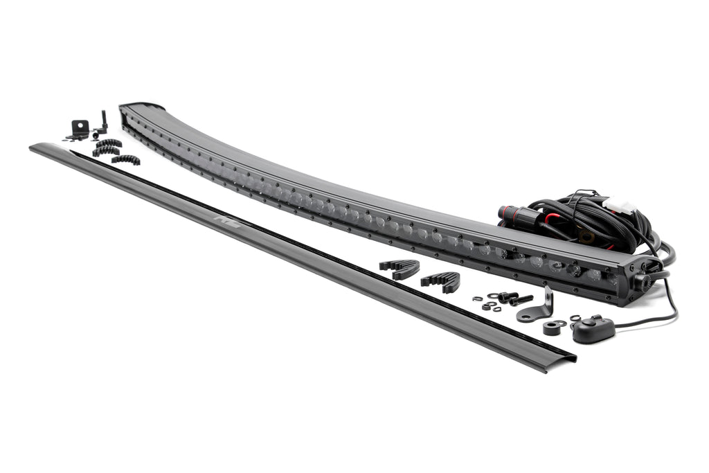 50 Inch Black Series LED Light Bar Curved Single Row