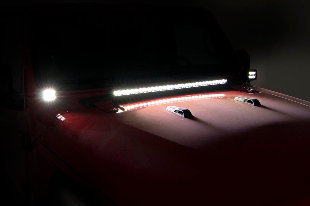 LED Ditch Light Kit Hinge Mount Jeep Gladiator JT/Wrangler JL (18-26)