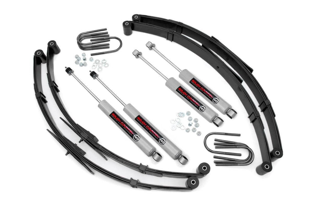 2.5 Inch Jeep Suspension Lift Kit 87-95 Wrangler YJ Rough Country