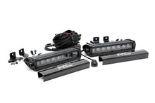 Load image into Gallery viewer, 8 Inch Black Series LED Light Bar Single Row Cool White DRL Pair