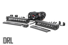 Load image into Gallery viewer, 8 Inch Black Series LED Light Bar Single Row Cool White DRL Pair