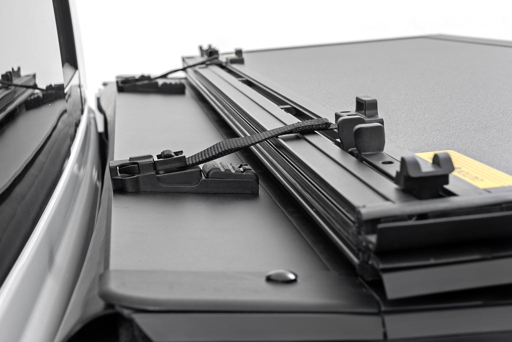 Rough Country Hard Tri-Fold Flip-Up Bed Cover Ram 1500 (19-26) / 1500 TRX (21-24)