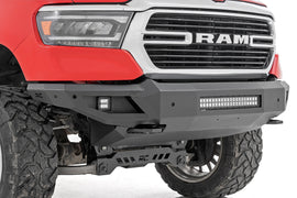 High Clearance Front Bumper LED Lights & Skid Plate Ram 1500 (19-24)