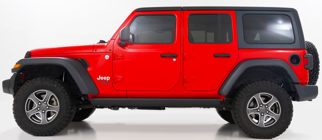 Power Running Boards Dual Electric Motor 4 Door Jeep Wrangler JL (2018-2026)