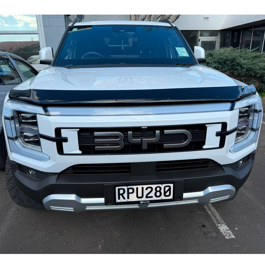 2025 BYD Shark 6 Bonnet Guard Dark Tint