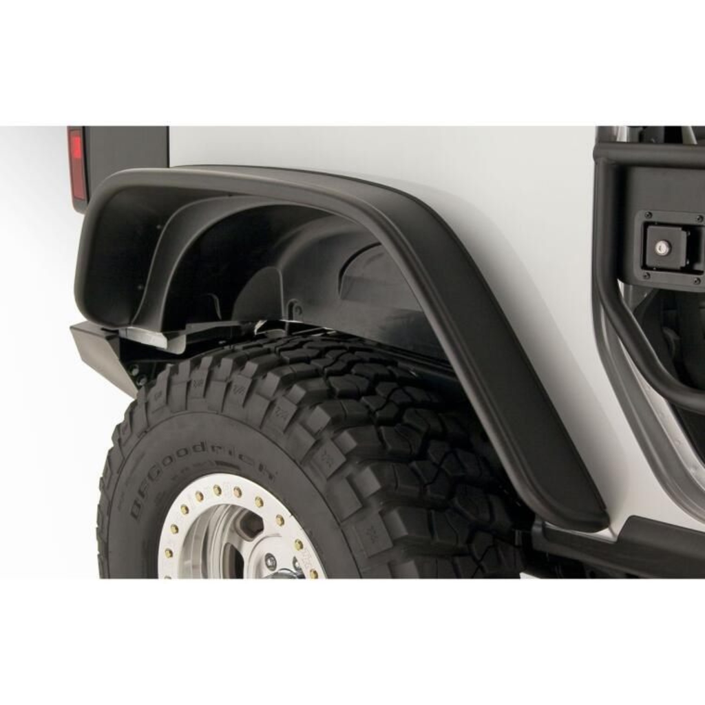 2007–2018 Jeep Wrangler JK Fender Flares – Genuine Bushwacker | Front & Rear