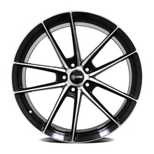 Load image into Gallery viewer, DTM Fangio 18x8 5/120 38p Black With Polished Face