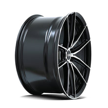 Load image into Gallery viewer, DTM Fangio 18x8 5/120 38p Black With Polished Face