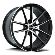 Load image into Gallery viewer, DTM Fangio 18x8 5/120 38p Black With Polished Face