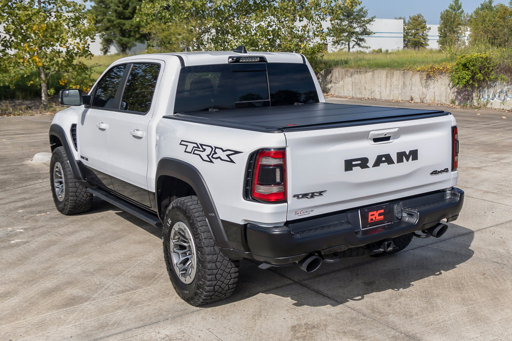 Rough Country Hard Tri-Fold Flip-Up Bed Cover Ram 1500 (19-26) / 1500 TRX (21-24)