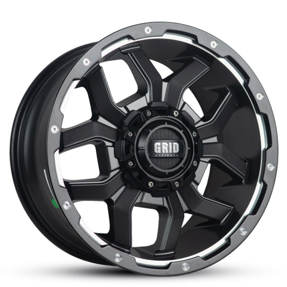 Grid Gd07 Matte Anthracite Milled