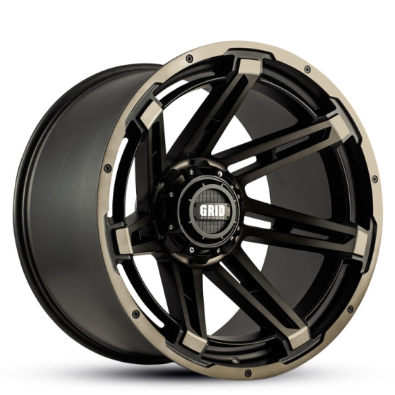 Grid Gd12 Double Dark Tint Matt Black Li