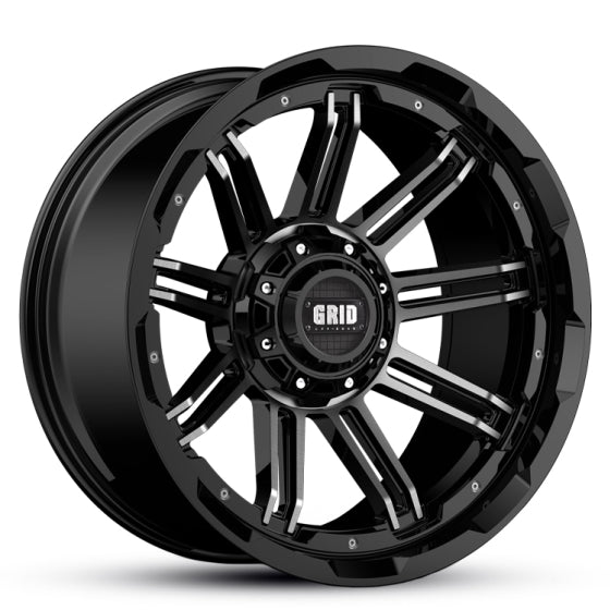 Grid Gd18 Double Dark Tint Gloss Black