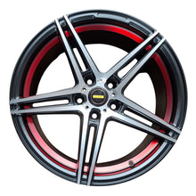 Load image into Gallery viewer, SSW Highland Matte Black Machined Face with Red Ring