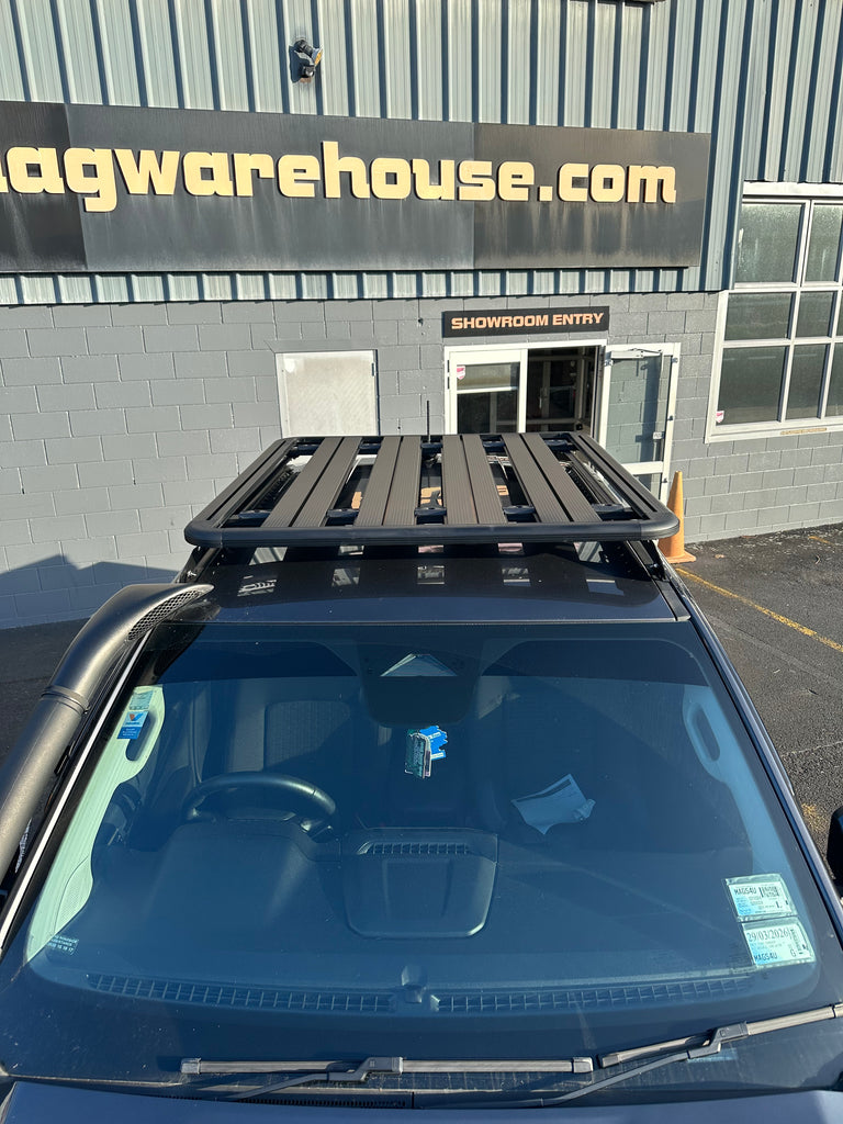 PX1/2/3 Ranger Aluminium Flat Roof Tray – Black Powdercoated