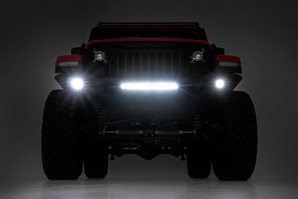 Front Bumper Skid Plate Jeep Gladiator JT/Wrangler JK & JL/Wrangler Unlimited 4WD