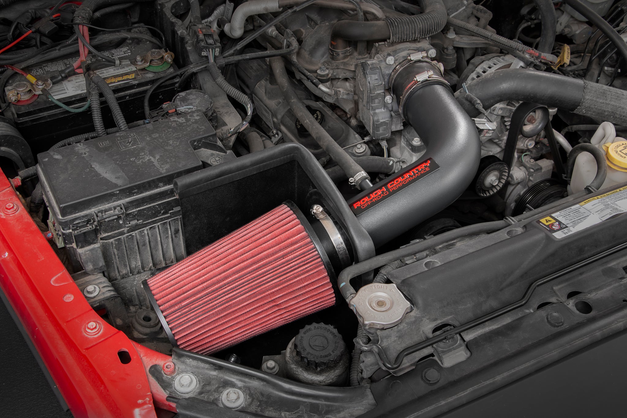 Rough Country Cold Air Intake For 2012-2018 Jeep Wrangler JK 3.6L – More Power!