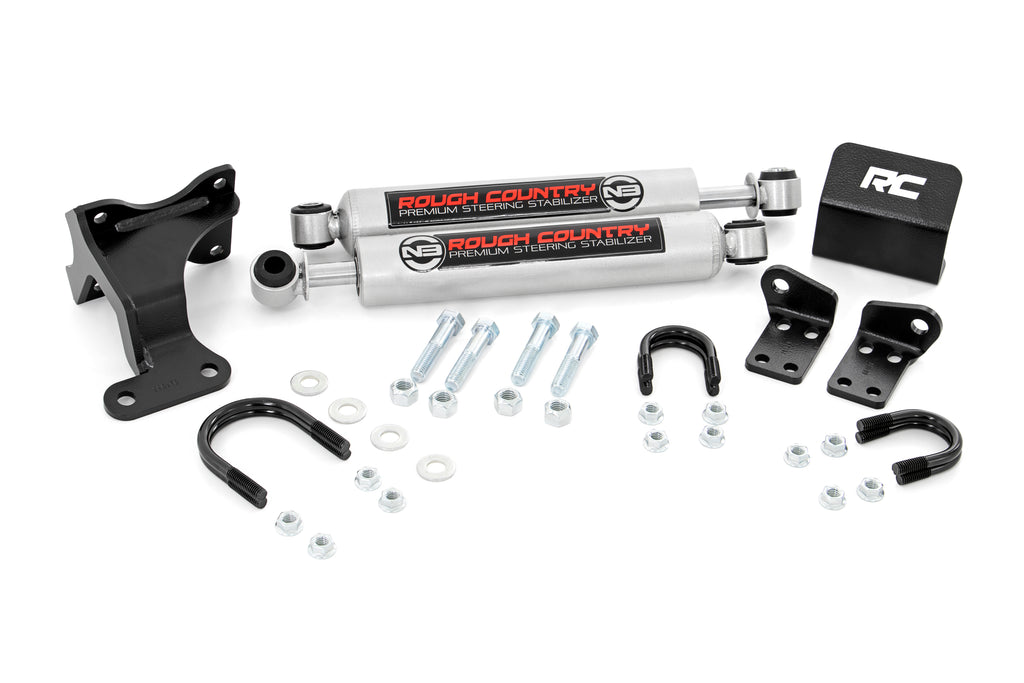 N3 Steering Stabilizer Dual 2-8 Inch Lift Jeep Wrangler JK/Wrangler Unlimited (07-18)