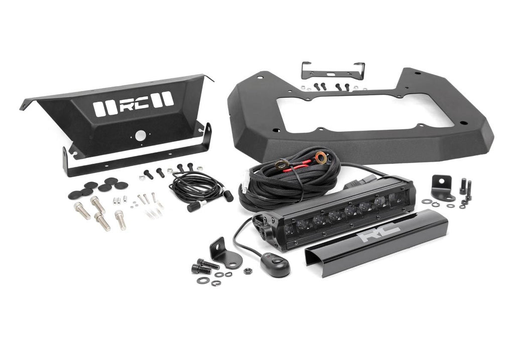 Jeep Spare Tire Delete Kit w/8 Inch Black Series LED Jeep Wrangler JL (21-24)/Wrangler Unlimited (18-25)
