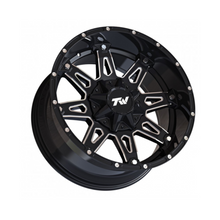 Load image into Gallery viewer, TW Spear 20x10 6/139.7 -12 Offset Gloss Black with Milling