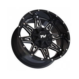 TW Spear Offset Gloss Black with Milled Accents