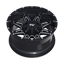 Load image into Gallery viewer, TW Spear 20x10 6/139.7 -12 Offset Gloss Black with Milling