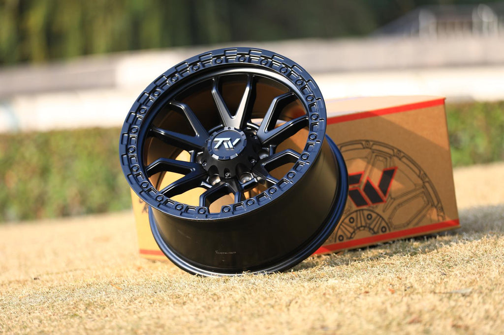 TW Cobra 17x9 6x139.7 0p Matte Black