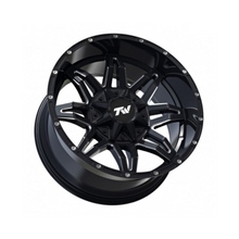 Load image into Gallery viewer, TW Spider 20x10 6/139.7 -12p Gloss Black with Milling