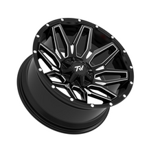 Load image into Gallery viewer, TW Lotus 20x9 6/135-6/139.7 0p Gloss Black with Milled Accents