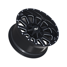 Load image into Gallery viewer, TW Triangle 20x9 6/139.7 0 Offset Gloss Black with Milled Accents