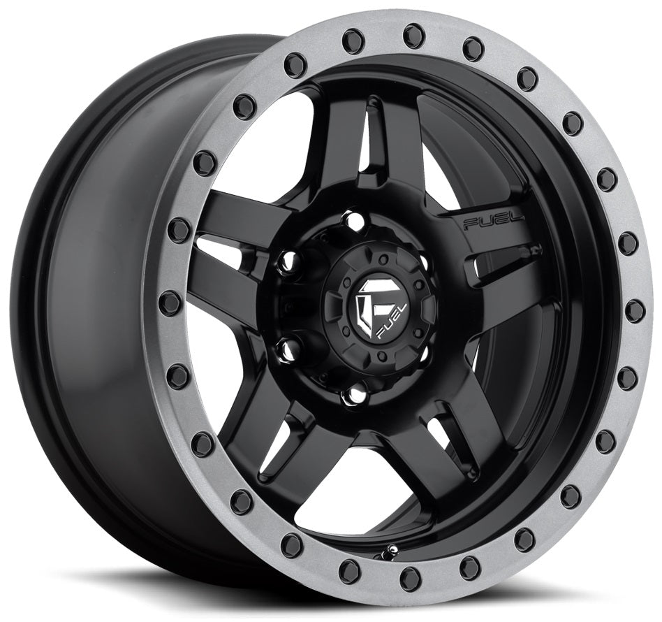 Fuel D557 Black Centre Anthracite Lip